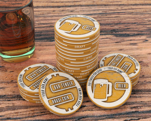 Saloon-style Tokens - Semi-Custom - 39mm